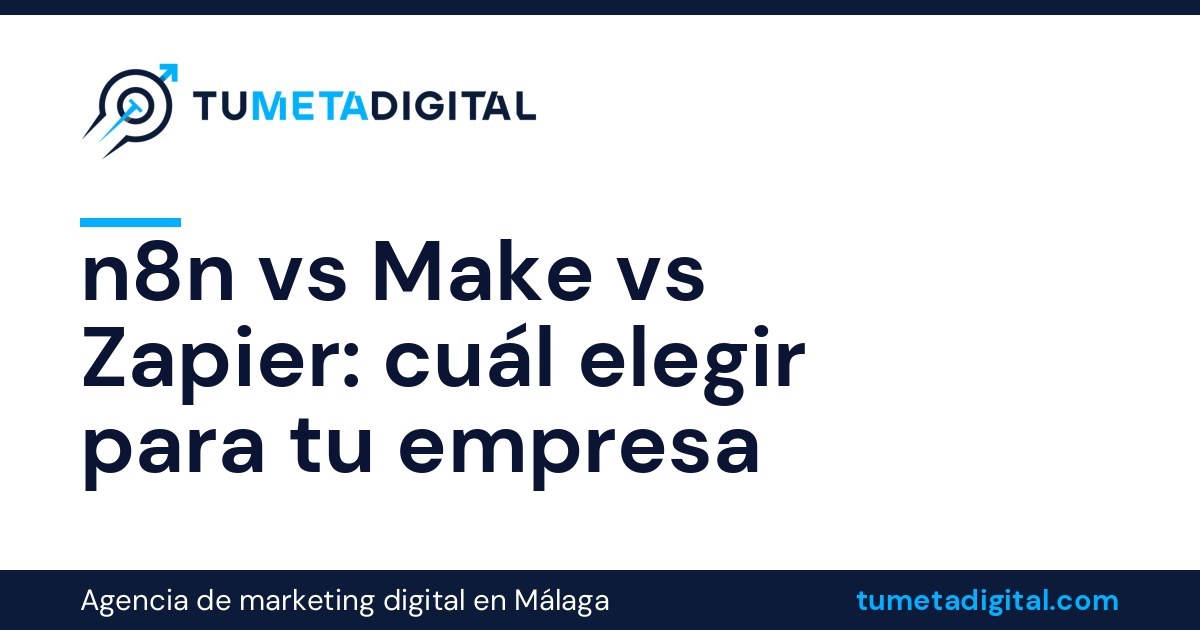 n8n vs Make vs Zapier: cuál elegir para automatizar tu empresa